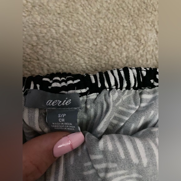 black and white patterned romper - Picture 2 of 4